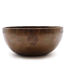 Extra Stor Indisk Klangskål med Månfaser (ca 1500g) - 22cm