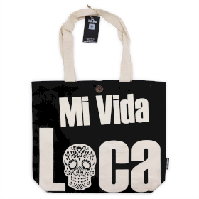 Ikonisk Klassisk Tygkasse - Mi Vida Loca - Svart Naturlig