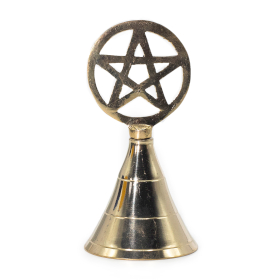 4x Altarklocka i Mässing - Pentagram