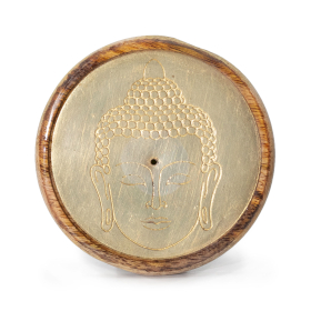 10x Mangoträ med Guld - Buddhahuvud