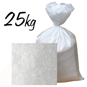 Vit Himalaya Badsalt - 2mm - 25kg Säck