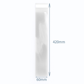500x Polypropylenpåsar - 420x60mm