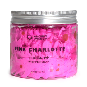 3x Rosa Charlotte Vispad Tvål 120g