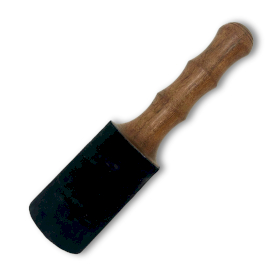 Trästav - 18x4cm - Böjt Dubbelhandtag