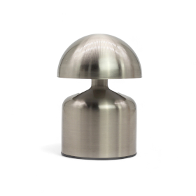 Touch-lampa - Kupolformad Svamp i Silver - USB (C) - Uppladdningsbar (400 Watt)