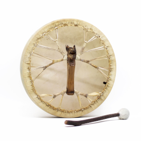 Drakens Ande - Shamansk Trumma & Pinne - Stämbar - 40cm
