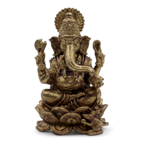 6x Miniatyrstaty av Guden Ganesha (22g)  - 37mm