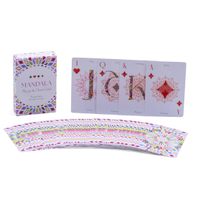 10x Mandala Spel- & Orakelkort – Kaleidoskopisk Symmetri