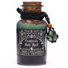 4x Ancient Witch Badelixir & Aventurin Amulett - Välstånd