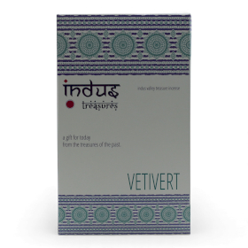 12x Indus Treasures Rökelsepinnar - Vetiver - 15g