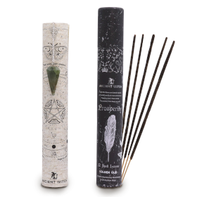4x Ancient Witch Ritualrökelse - Välstånd - Aventurinpendel