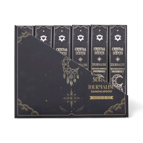 12x Doftande Rökelsepinnar med Turmalin - Sandelträ