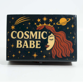 Medelstor Emaljerad Ask - Cosmic Babe