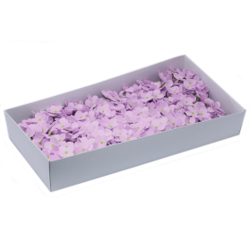 36x Tvålblommor för Hantverk - Hortensia - Lavendel