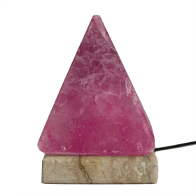 USB Pyramid Saltlampa - 9 cm (flerfärgat ljus)