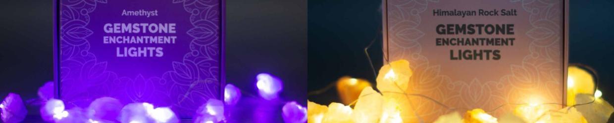 Partihandel - Ljusslingor med Ädelstenar